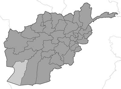 Map of Nimroz Province