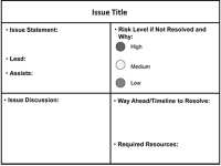 CALL Handbook 11-33: Figure 2-10. Example quad sheet action plan