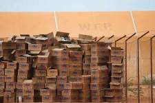 Photo showing boxes of food