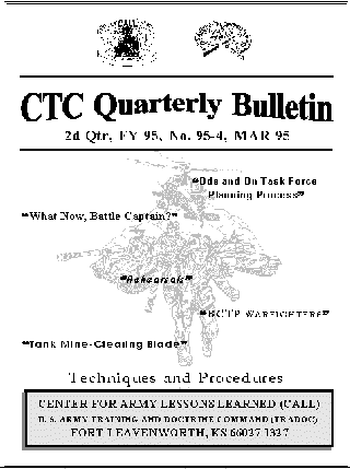 Bulletin Cover Page