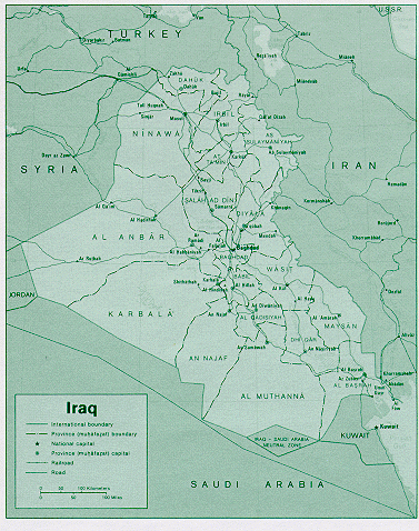 Map of Iraq