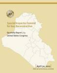 SIGIR April 30, 2011 Quarterly Report to Congress - Cover