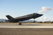 The first Royal Australian air force F-35A Lightning II jet arrived Dec. 18, 2014, at Luke Air Force Base, AZ