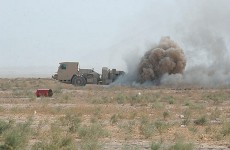 Hydrema at Bragram Air Base, Afghanistan