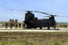 Royal Marines return to Bagram
at the end of Operation Ptarmigan