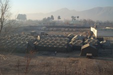 View of the Kabul HQ Complex for the International Security Assistance Force
