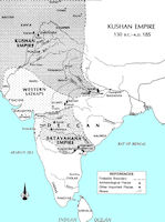 Map 195 AD - Kushan Empire