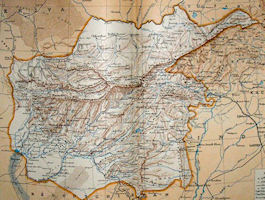 1885 Afghanistan Map