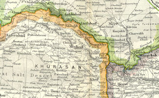 1920 Afghanistan Map