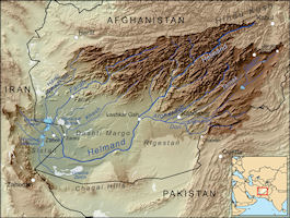 Afghanistan Sistan Basin Map