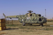 Abandoned Soviet helicopter