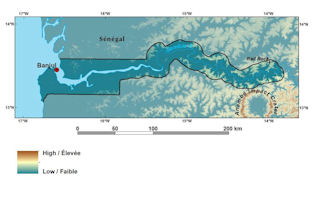The Gambia Map