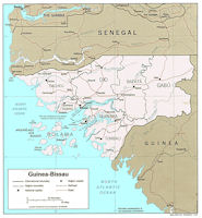 Guinea-Bissau Map