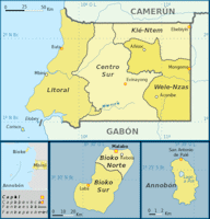 Equatorial Guinea Map