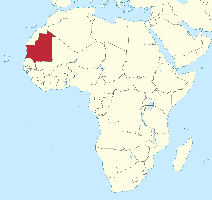Mauritania Map