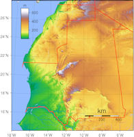 Mauritania Map