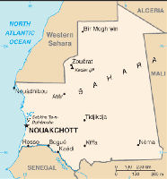 Mauritania Map