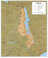 Malawi Map