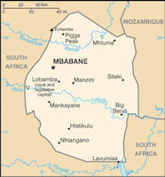 Swaziland Map
