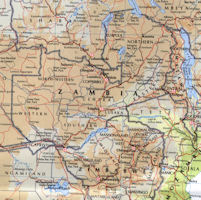 Zambia Map