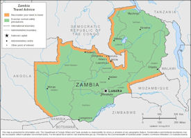 Zambia Map