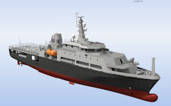 MV Sycamore multi-role aviation training vessel (MATV)