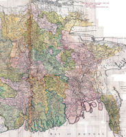 Bengal History Map - 1776