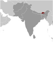 Bhutan Map