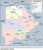 Botswana Map