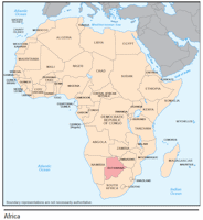 Botswana Map