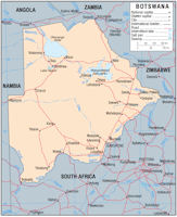 Botswana Map