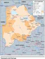 Botswana Map