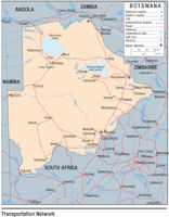 Botswana Map