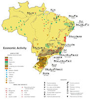 Brazil Map - Economy