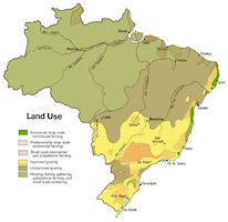 Brazil Map - Land Use