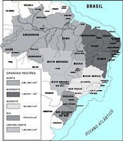 Brazil Map - Regions