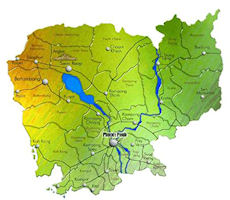 Cambodia General Map