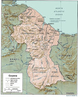 Guyana Map