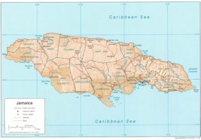 Jamaica Map