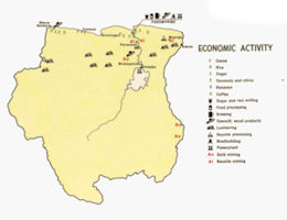 Suriname Map