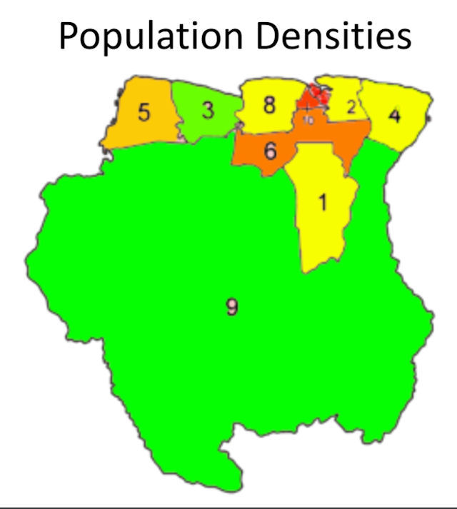 Suriname Maps 