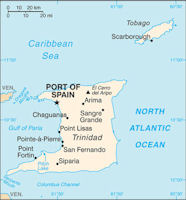 Trinidad & Tobago Map