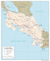 Costa Rica Map