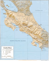 Costa Rica Map