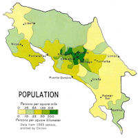 Costa Rica Map