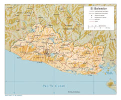 El Salvador Map