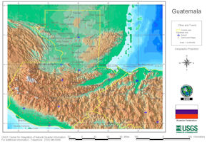 Guatemala Map