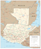 Guatemala Map