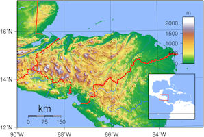 Honduras Map