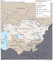 Kazakhstan Map - 